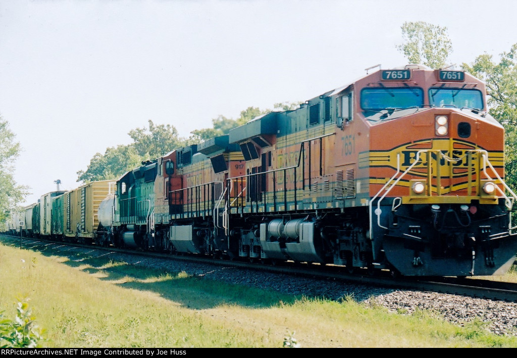 BNSF 7651 West